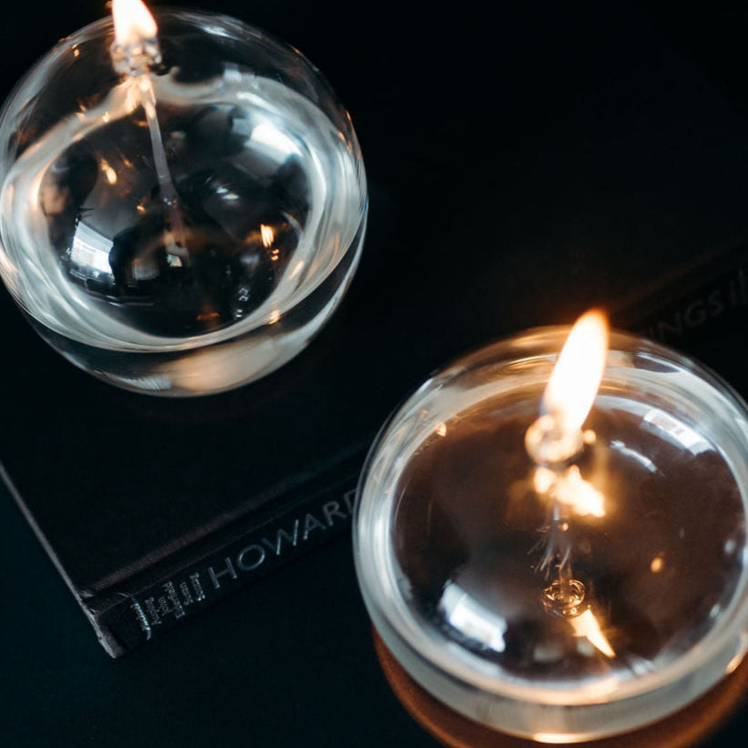Aqua candle