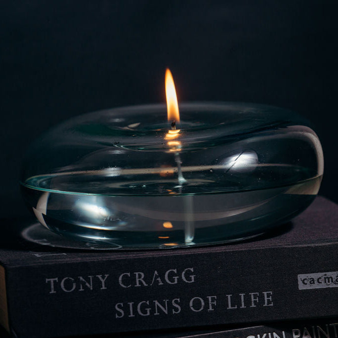 Vast aqua candle