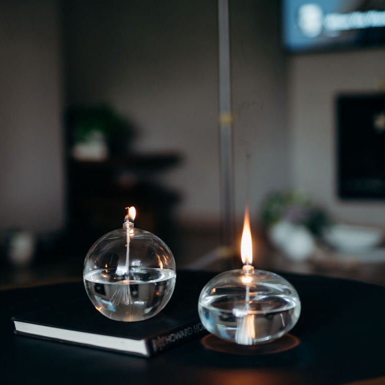 Aqua candle