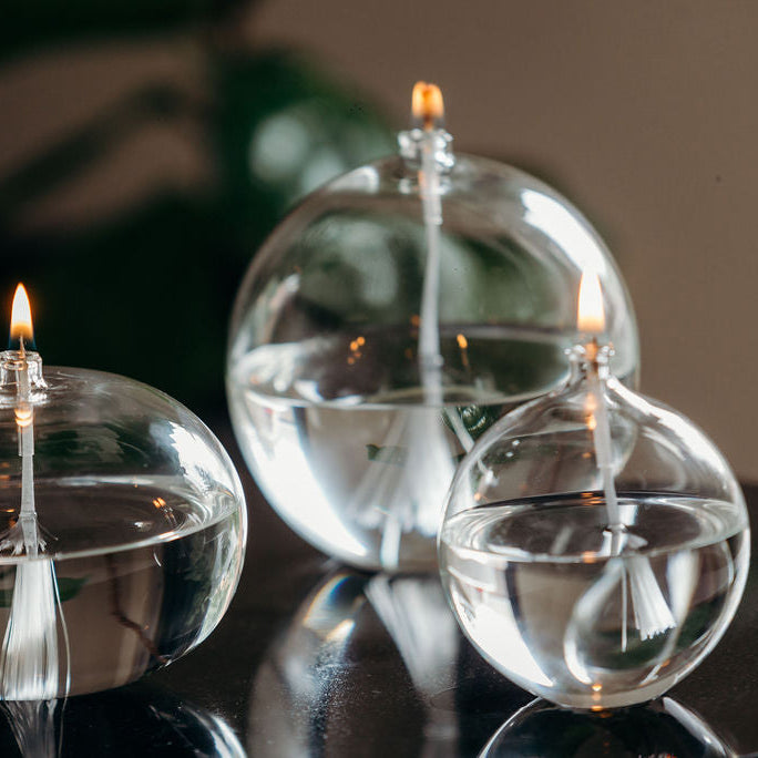 Aqua candle