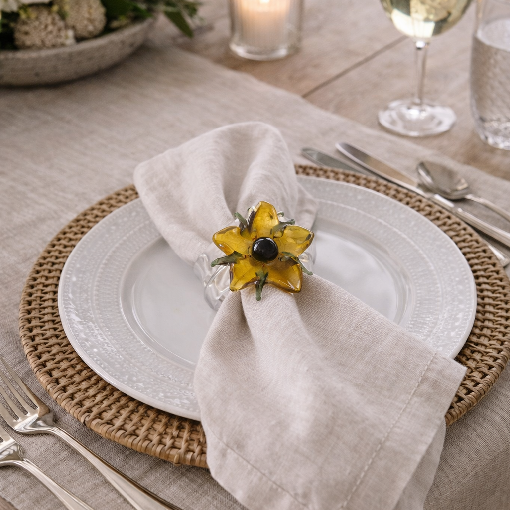 Set Servilleteros Florece